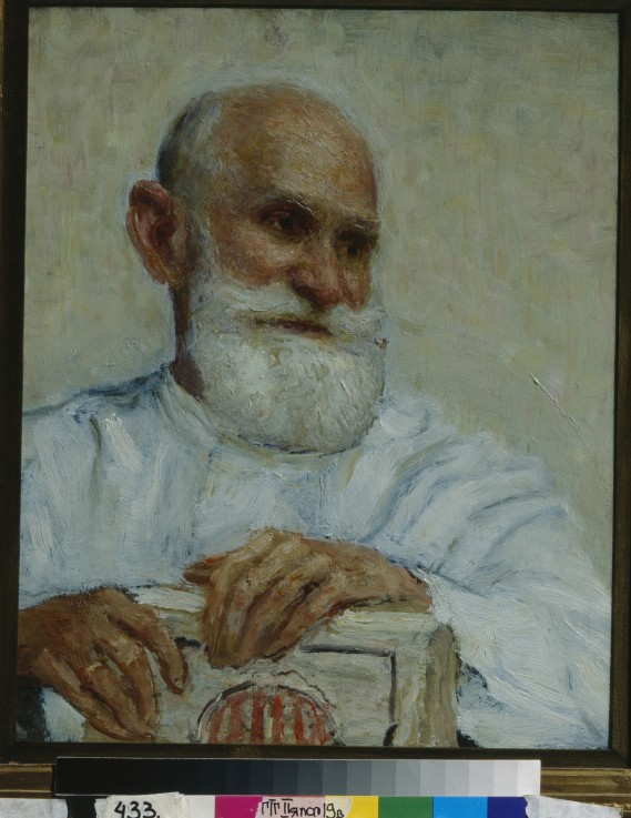 Portrait of the physiologist, psychologist, and physician Ivan P. Pavlov (1849-1936) from Ilja Efimowitsch Repin
