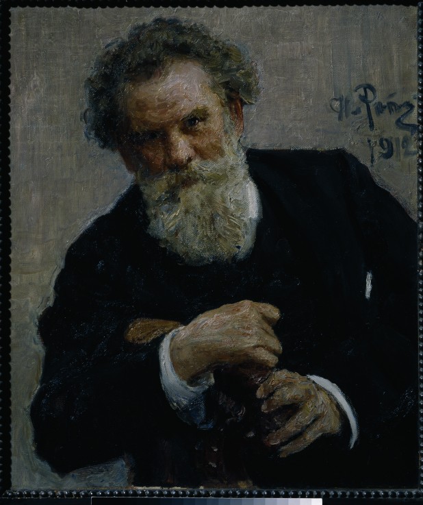 Portrait of the author Vladimir Korolenko (1853-1921) from Ilja Efimowitsch Repin