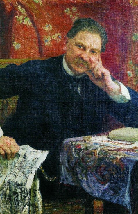 Portrait of Y.M. Vengerov from Ilja Efimowitsch Repin