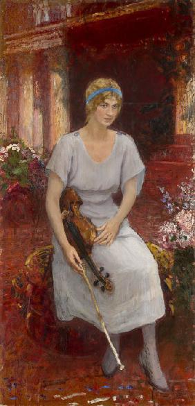 Portrait of the Violinist Cecilia Hansen (1897-1989)
