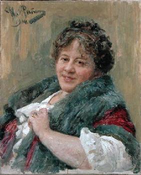 Portrait of Tatiana Olga Shchepkina-Kupernik (1874-1952)