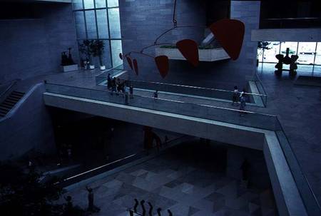 Interior of the East Wing Extension, designed from I.M.  Pei
