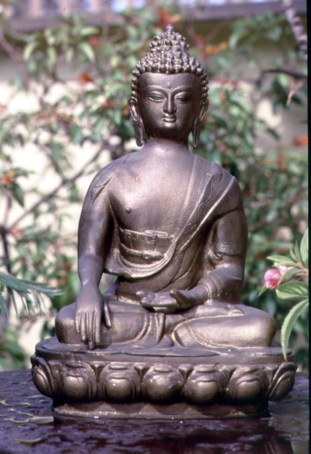 Statue of Buddha (metal)  from Indian School