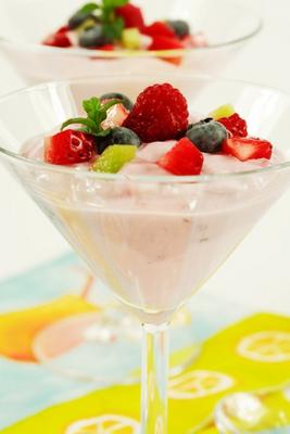 Yogurt with fresh fruits from Ingrid Balabanova