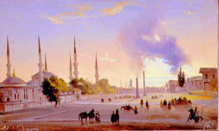 The Racecourse at Constantinople from Ippolito Caffi
