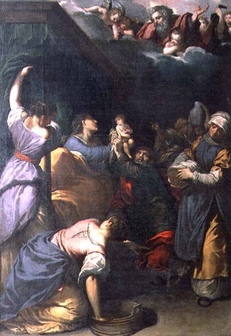 Birth of the Virgin from Ippolito Scarsella