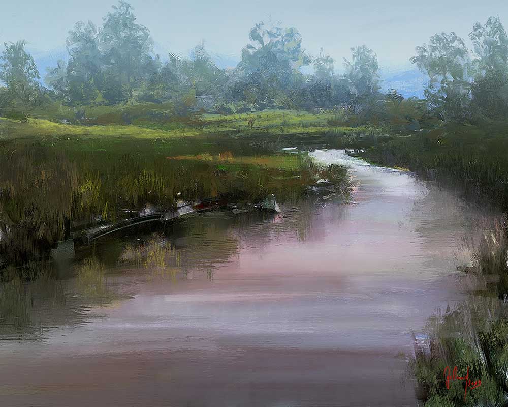 River Landscape from Georg Ireland