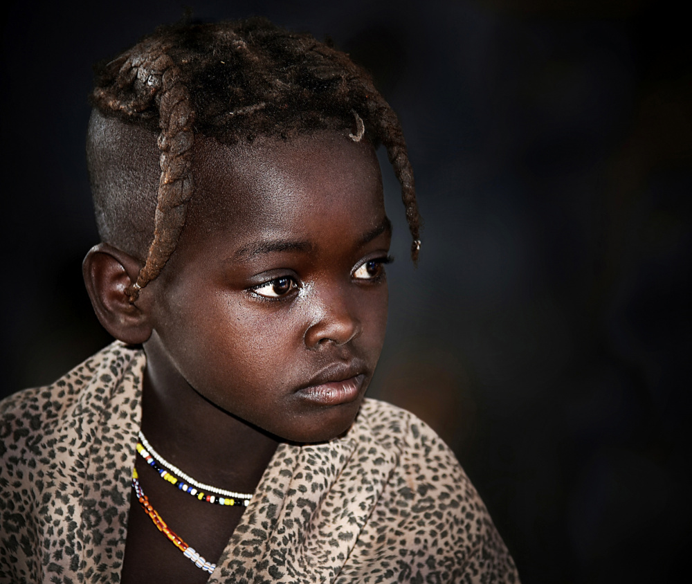 Himba little girl at school from Irene Perovich