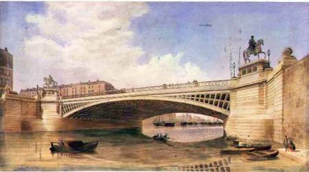 Design for Carlisle Bridge, now O'Connell Bridge, Dublin, attributed to the office of Messrs Turner from Irish School