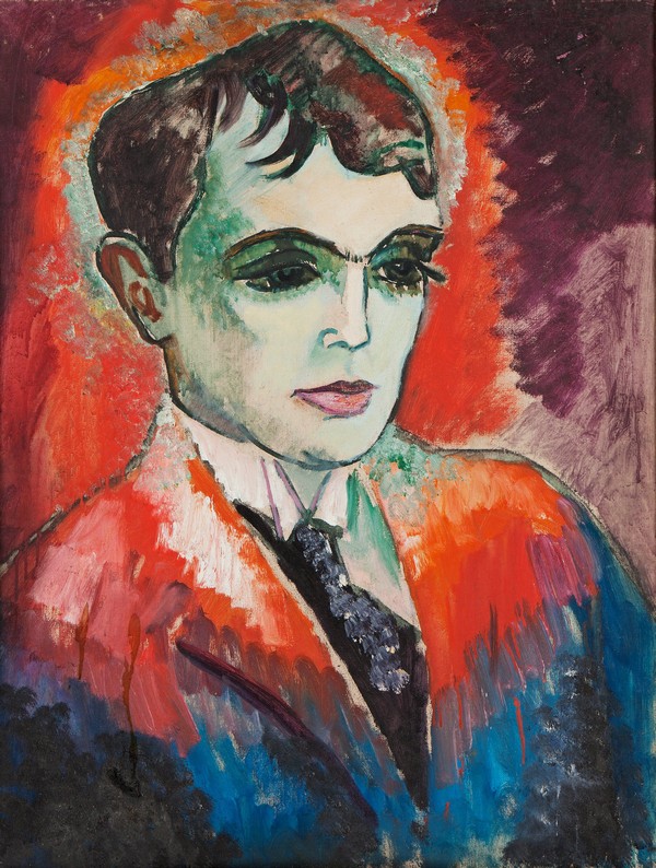 Porträt von Dichter Herman Wildenvey (1885-1959) from Isaac Grunewald