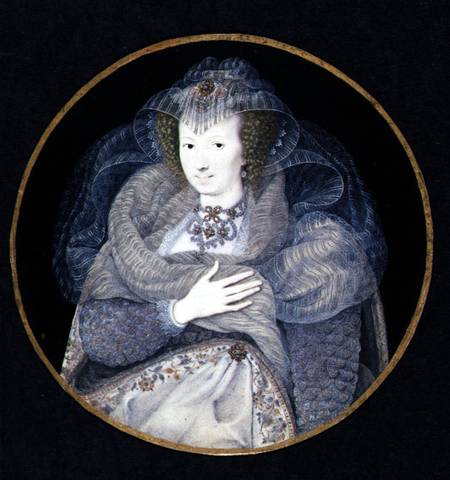 Portrait of Frances, Countess Howard from Isaac Oliver