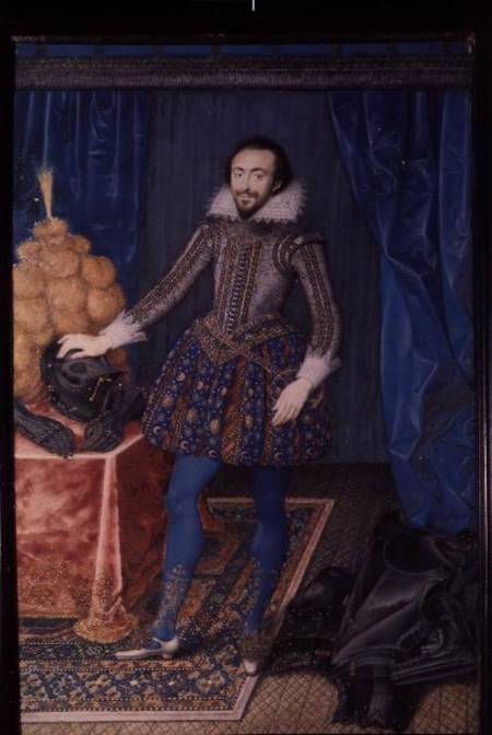 Portrait of Richard Sackville, 3rd Earl of Dorset (1589-1624) from Isaac Oliver