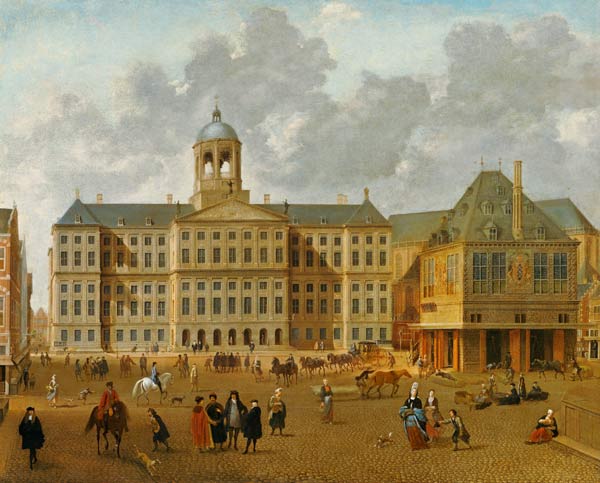 The Town Hall On The Dam, Amsterdam from Isaac van Nickele