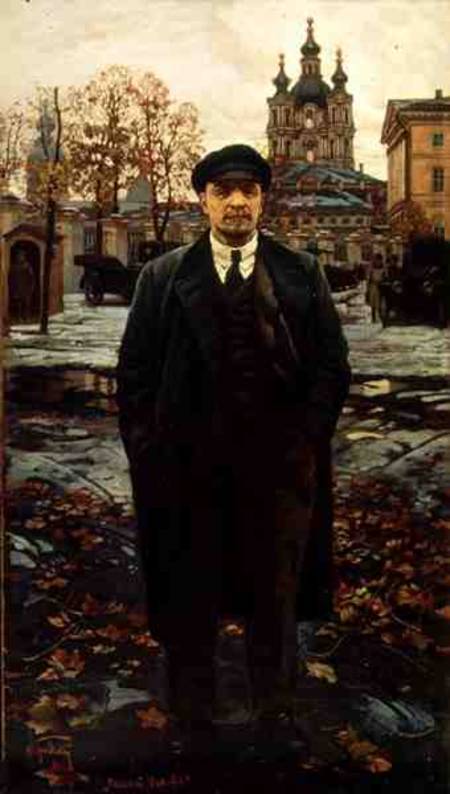 Vladimir Ilyich Lenin (1870-1924) at Smolny from Isaak Brodskij