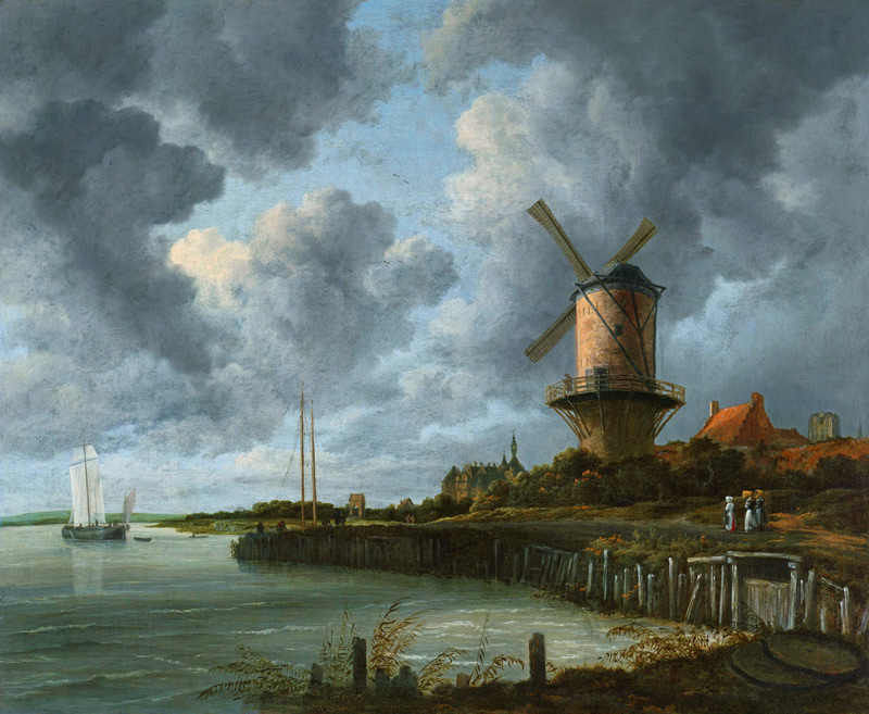 Die Mühle von Wijk bij Duurstede from Isaak van Ruisdael