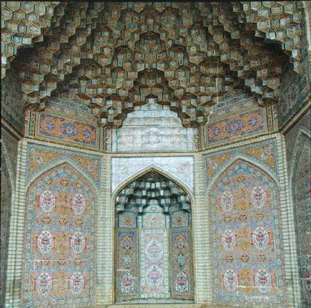 The mihrab from Islamic School
