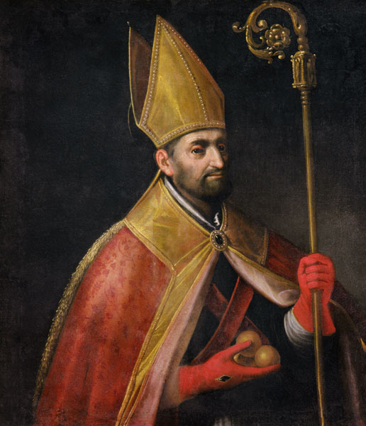 Portrait of St. Nicholas from Italian pictural school