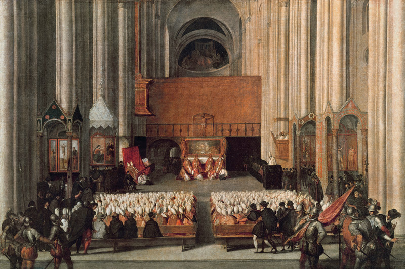 The Council of Trent from Italian pictural school