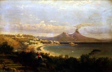 Bay of Naples from Italian pictural school