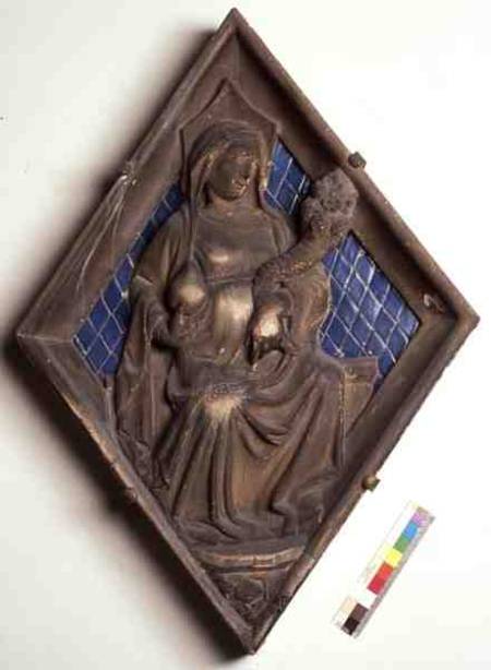 Charity, relief panel from the Campanile from Italian pictural school
