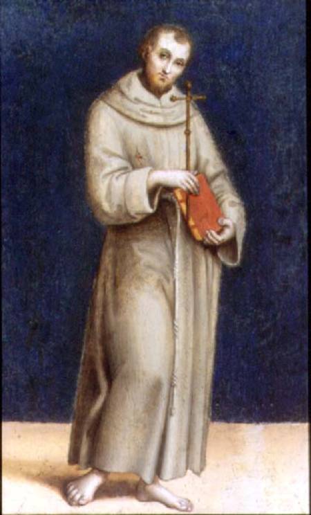 Figure of a Franciscan Monk from Italian pictural school