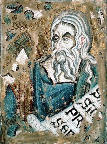 Head of the Prophet Abraham from Italian pictural school