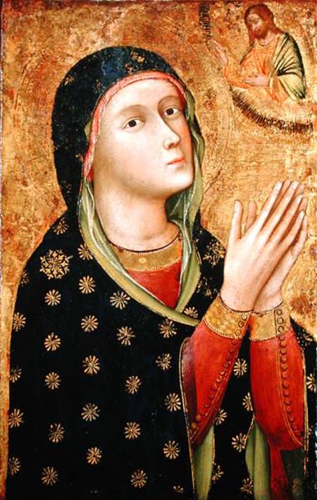 Icon of the Madonna from Italian pictural school