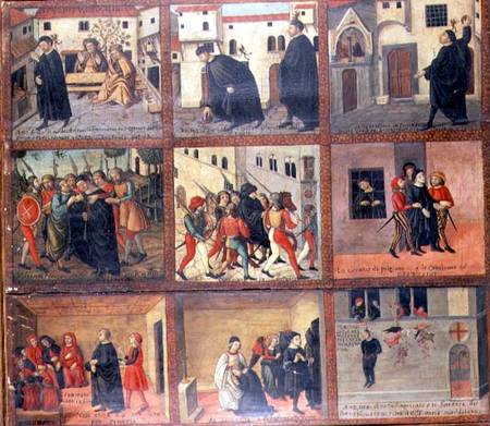 The Story of Antonio di Giuseppe Rinaldeschi, a Florentine Noble, Florentine School from Italian pictural school