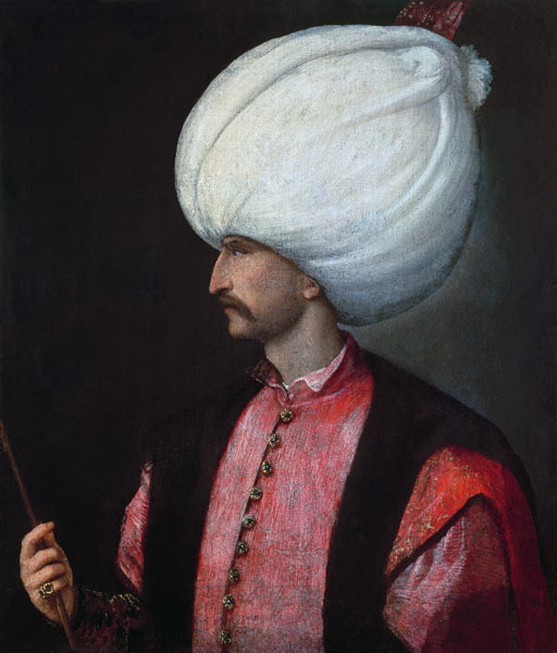 Suleiman II Sultan of Turkey (1641-91) from Italian pictural school