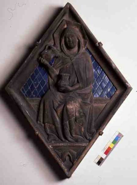Temperance, relief tile from the Campanile from Italian pictural school