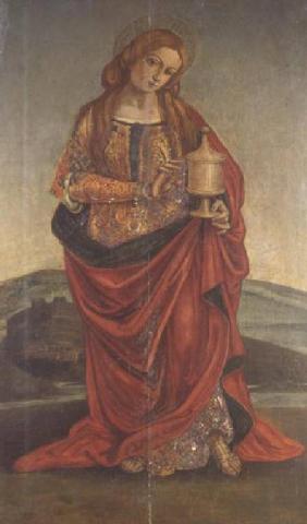 A Female Saint with a Chalice, possibly Mary Magdalene