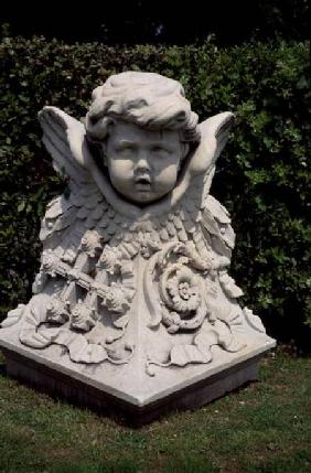 Putto from the garden (photo)