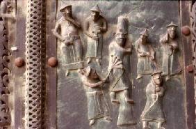 Relief scene of the Flagellation of Christ
