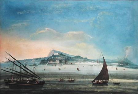 View of Naples from Italian pictural school