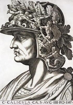 Caligula Caesar (12-41 AD), 1596 (engraving)