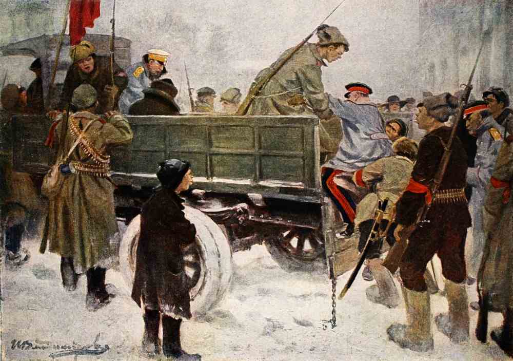 Arresting Generals during the Revolution in February 1917 from Ivan Alexeyevich Vladimirov