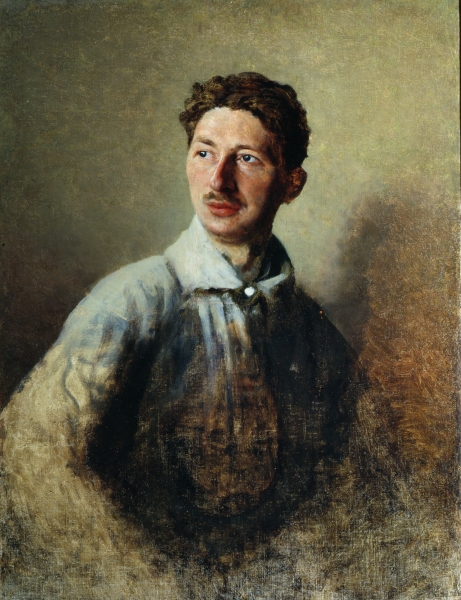 Portrait of the poet Sergey Gorodetsky (1884-1967) 1909 (oil on canvas)  from Ivan Kirillovich Parkhomenko