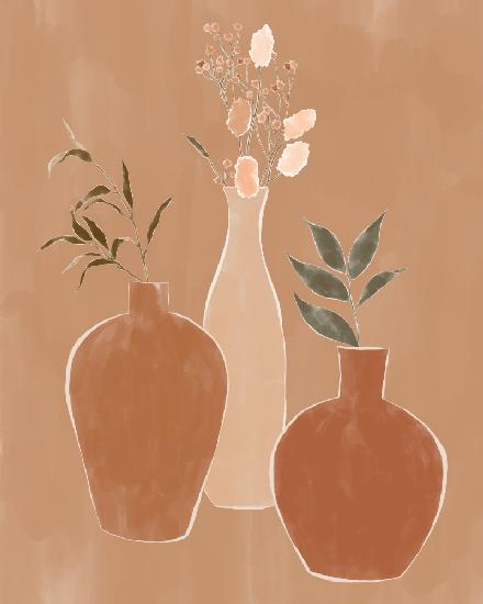 Set of Flower Vases