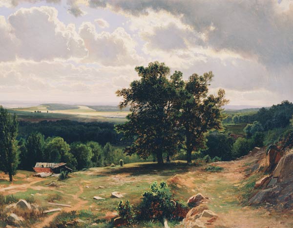 Oaks. Landscape near Düsseldorf from Iwan Iwanowitsch Schischkin