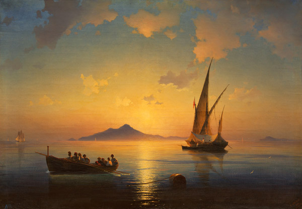 The Bay of Naples from Iwan Konstantinowitsch Aiwasowski