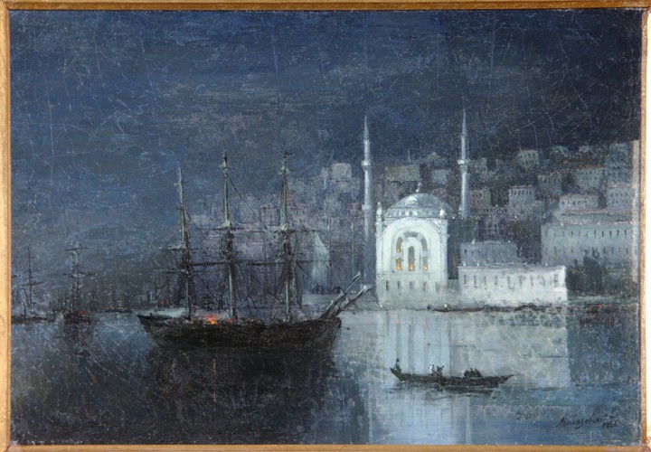 Constantinople by night from Iwan Konstantinowitsch Aiwasowski