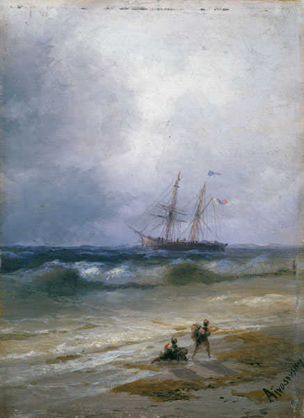 Ship out at Sea from Iwan Konstantinowitsch Aiwasowski