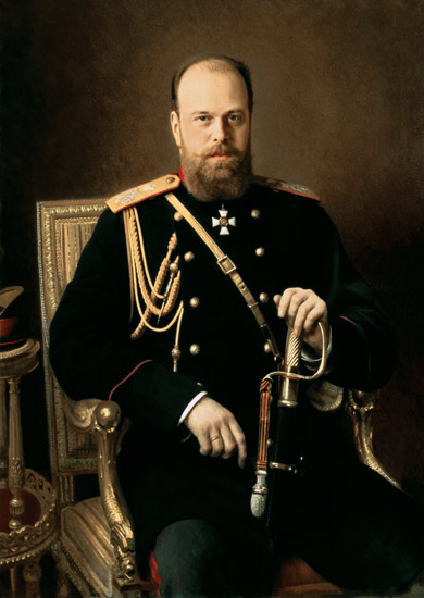 Alexander III. von Russland from Iwan Nikolajewitsch Kramskoi