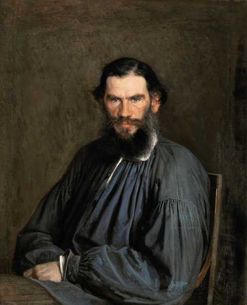 Portrait of Count Lev Nikolaevich Tolstoy (1828-1910) from Iwan Nikolajewitsch Kramskoi