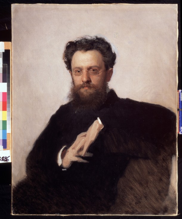 Portrait of the art historian, professor Adrian Prakhov (1846-1916) from Iwan Nikolajewitsch Kramskoi