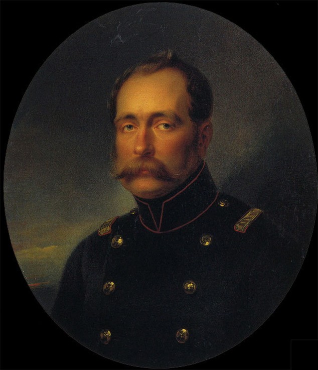 Portrait of Grand Duke Michael Pavlovich of Russia (1798-1849) from Iwan Nikolajewitsch Kramskoi