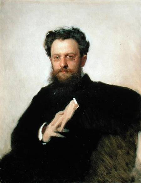 Portrait of Professor A. Prachov (1846-1916) from Iwan Nikolajewitsch Kramskoi