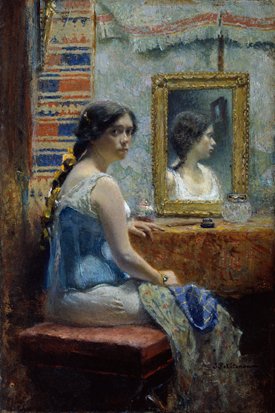 Lady at a Mirror from Iwan Pawlowitsch Pochitonow
