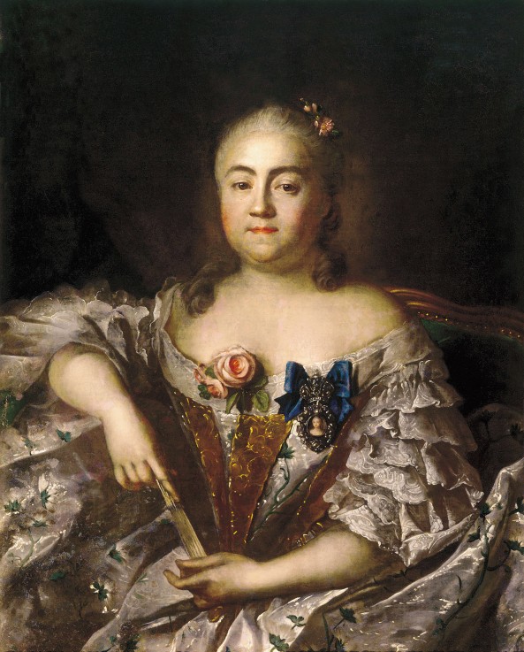 Portrait of Countess Varvara Alexeyevna Sheremetyeva (1711-1767) from Iwan Petrowitsch Argunow