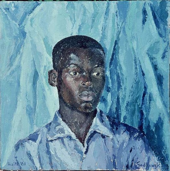 Etienne, Haiti, 1962 (oil on board)  from Izabella  Godlewska de Aranda
